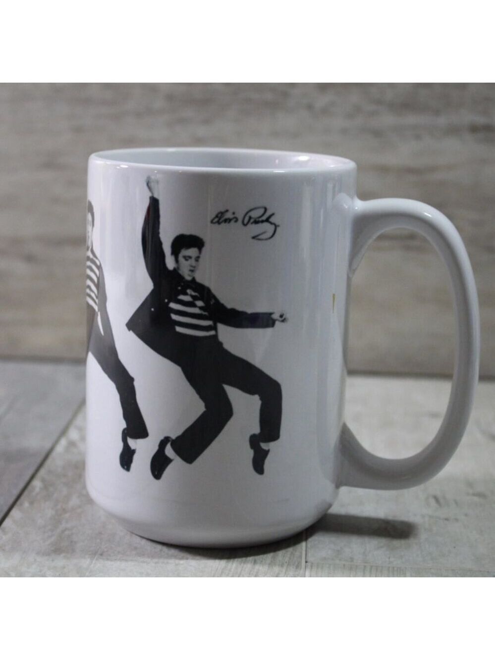 Elvis Presley 15oz Coffee Mug Rock & Roll Royalty!